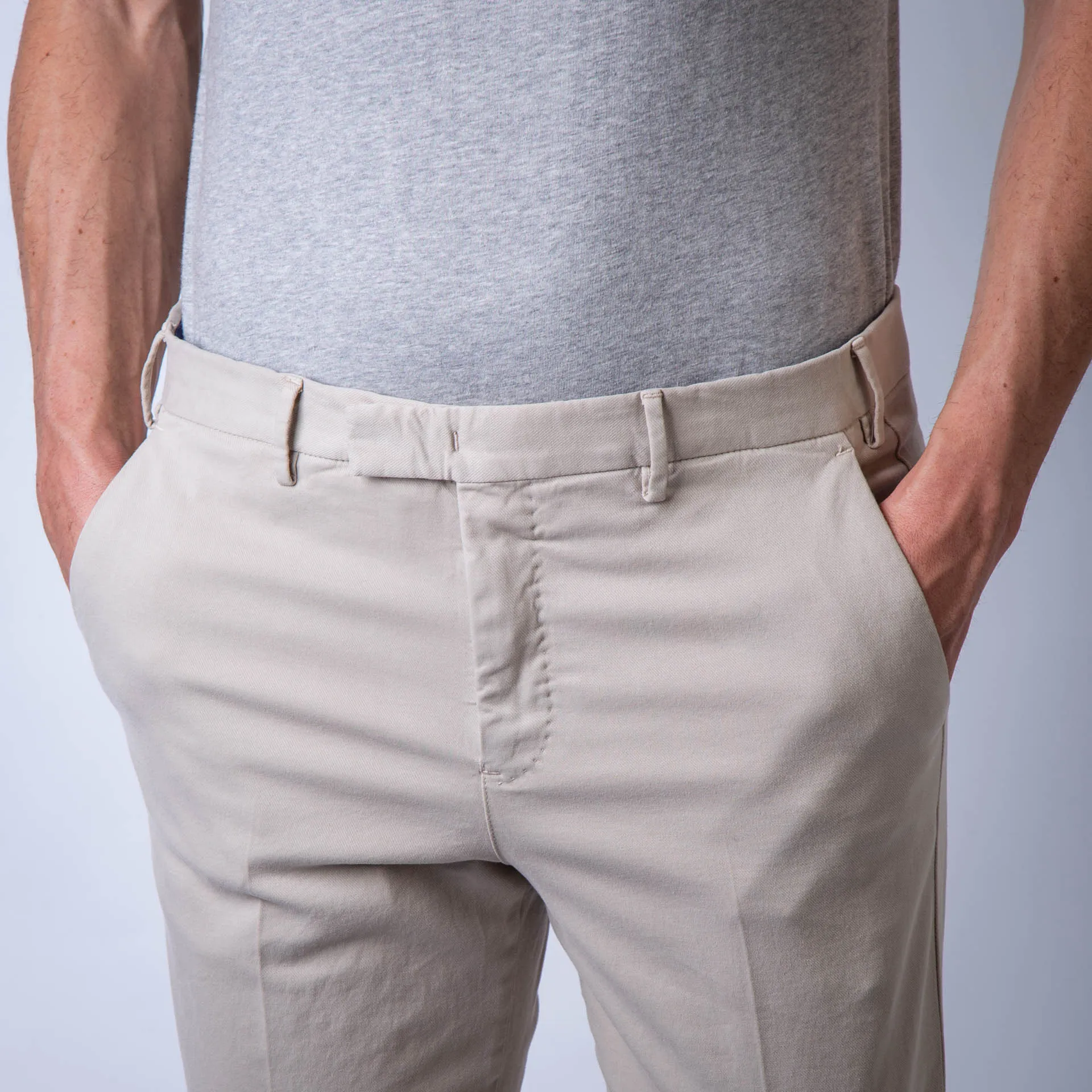 PT TORINO TROUSERS ATMAZ00CL1-TU91 Y042 BEIGE