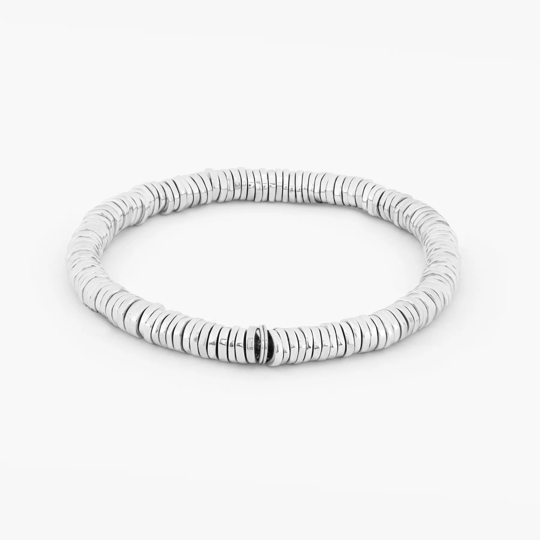 Pure Disc Expandable bracelet in sterling silver