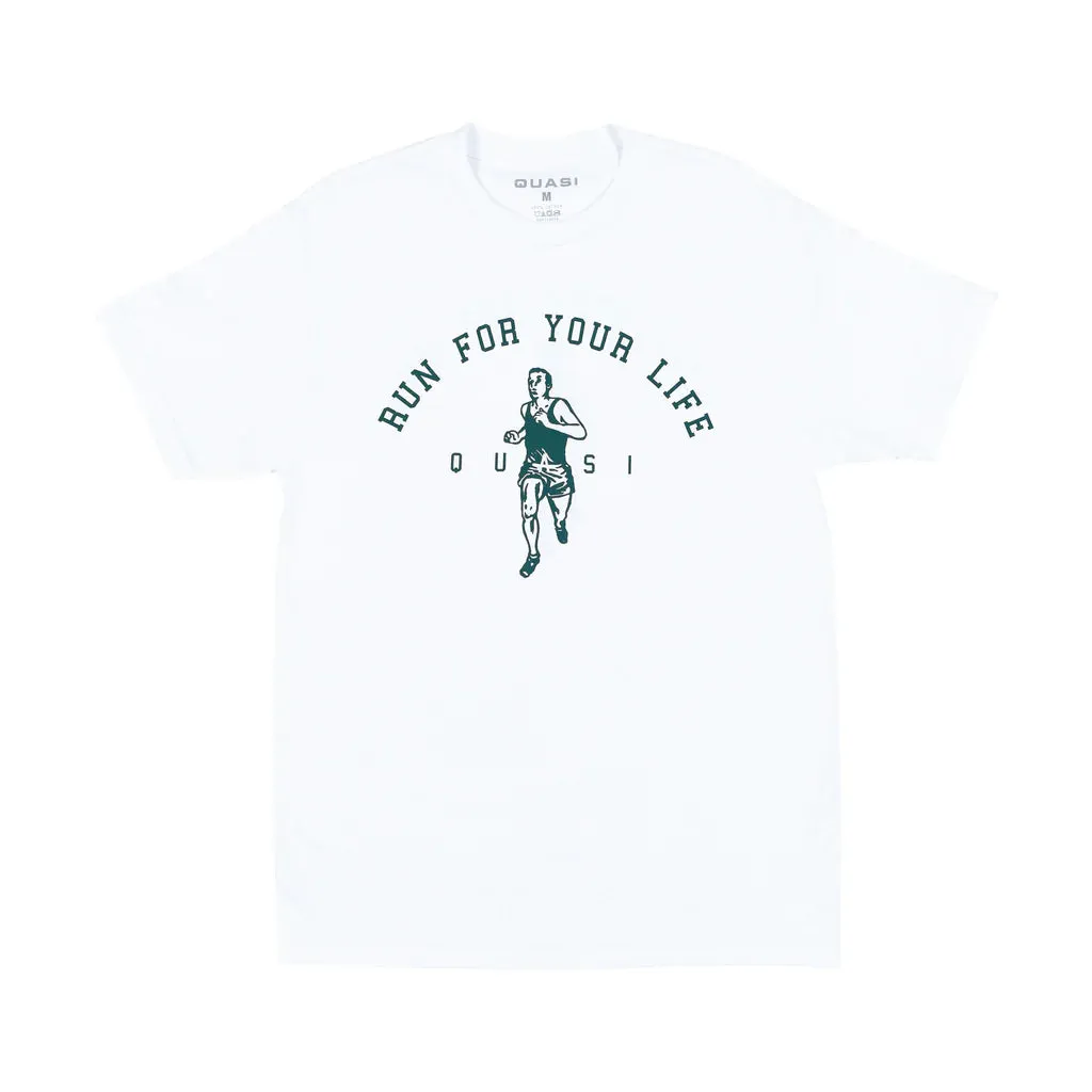 Quasi Run T Shirt White