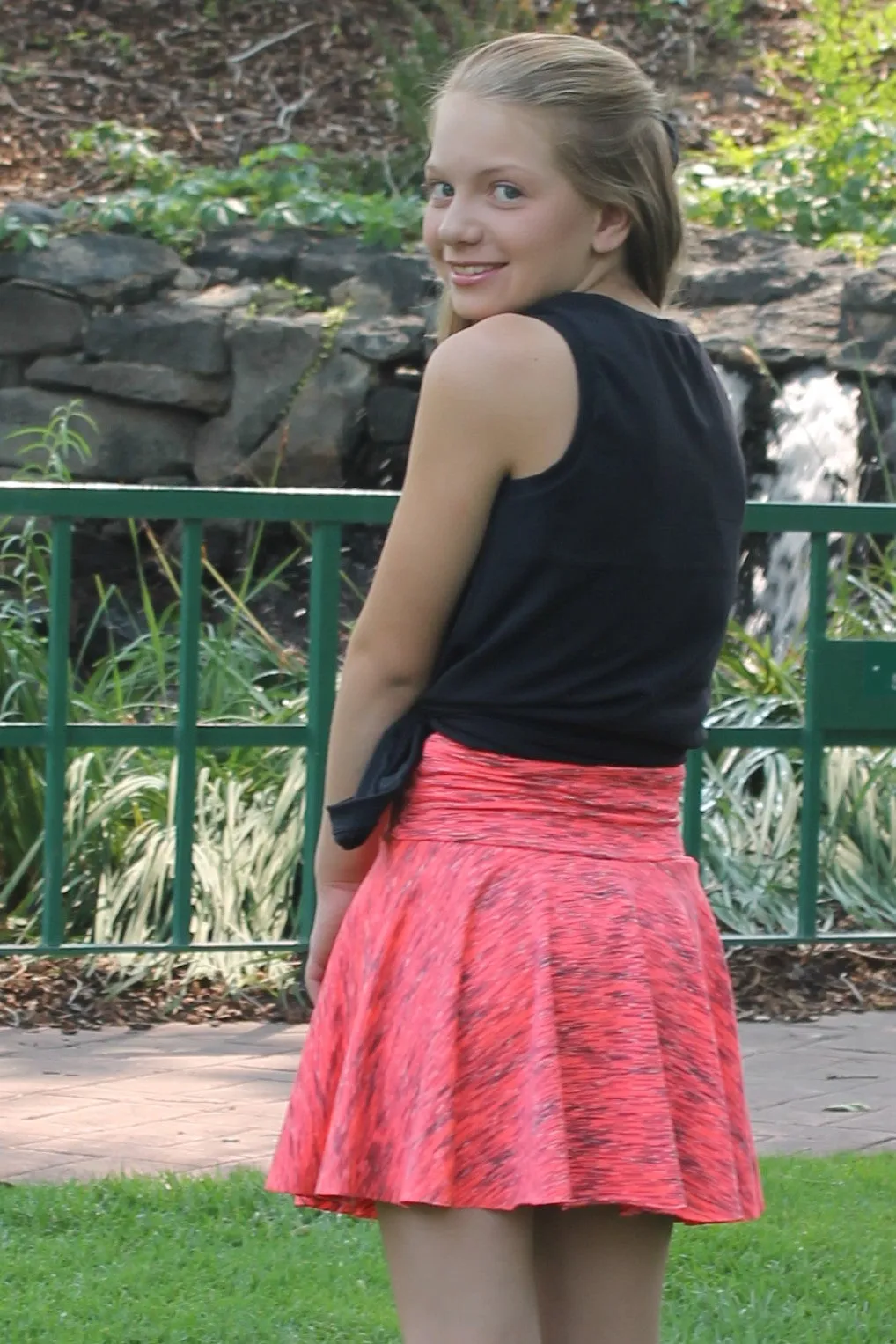 Rally Skirt Youth PDF Sewing Pattern 2-16