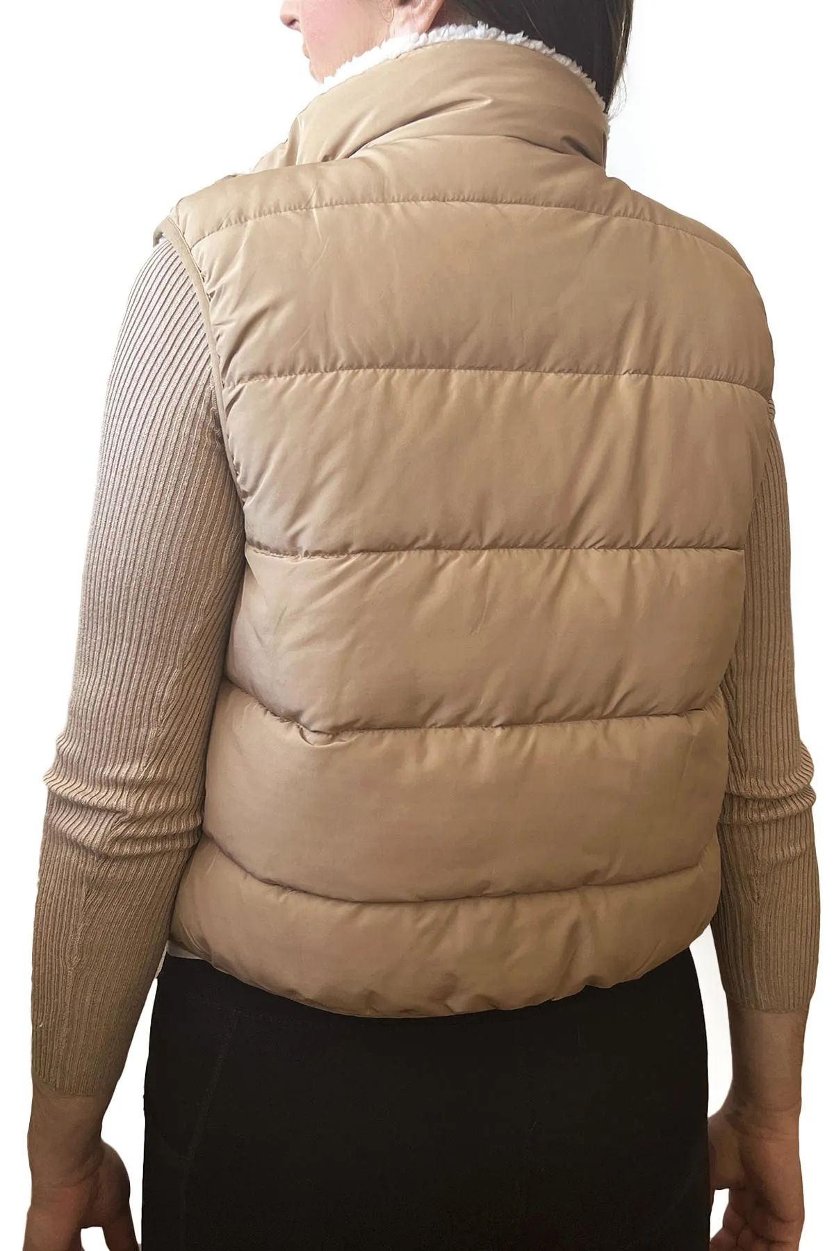 Reversible Cloud Puffer Vest