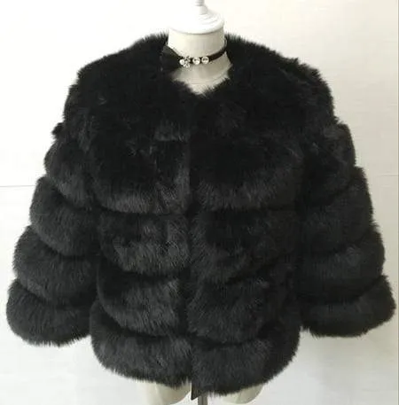 S-3XL Winter Mink Fur Fashion Women Coat