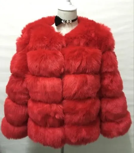 S-3XL Winter Mink Fur Fashion Women Coat