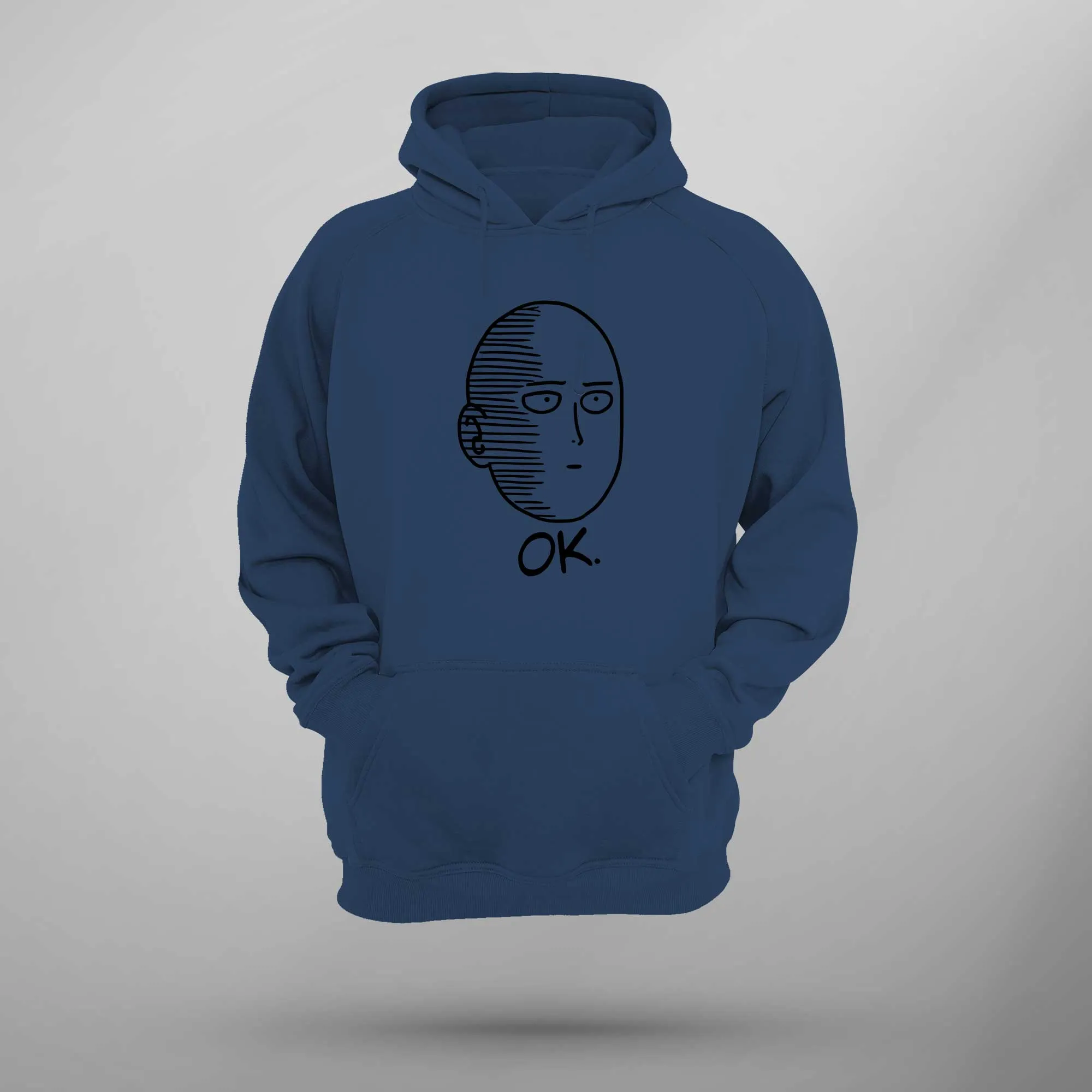 Saitama OK Hoodie One Punch Anime Hoodie OPM