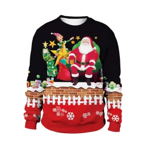 Santa Chimney Christmas Jumper