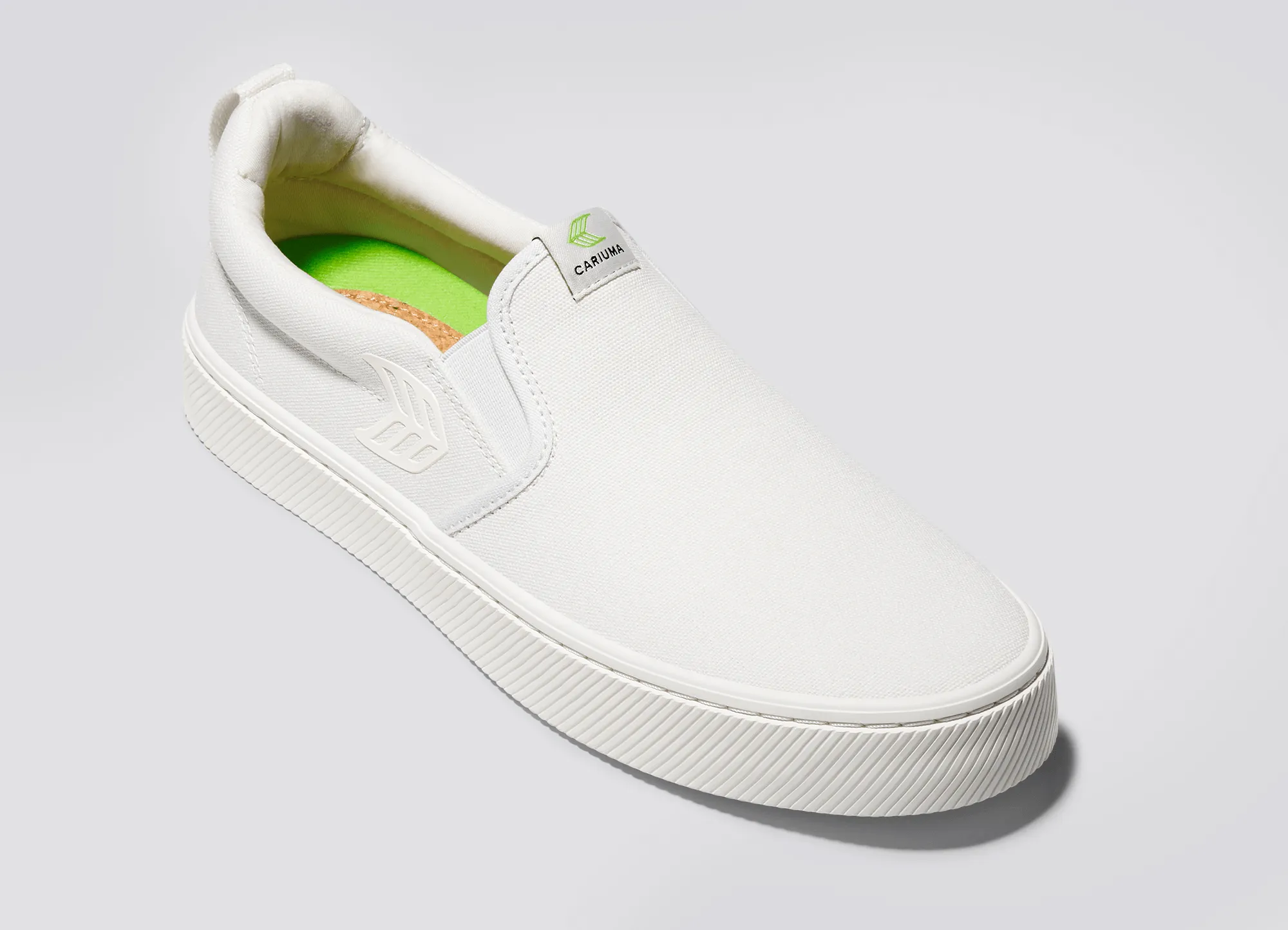 SLIP ON Off-White Canvas Sneaker Women