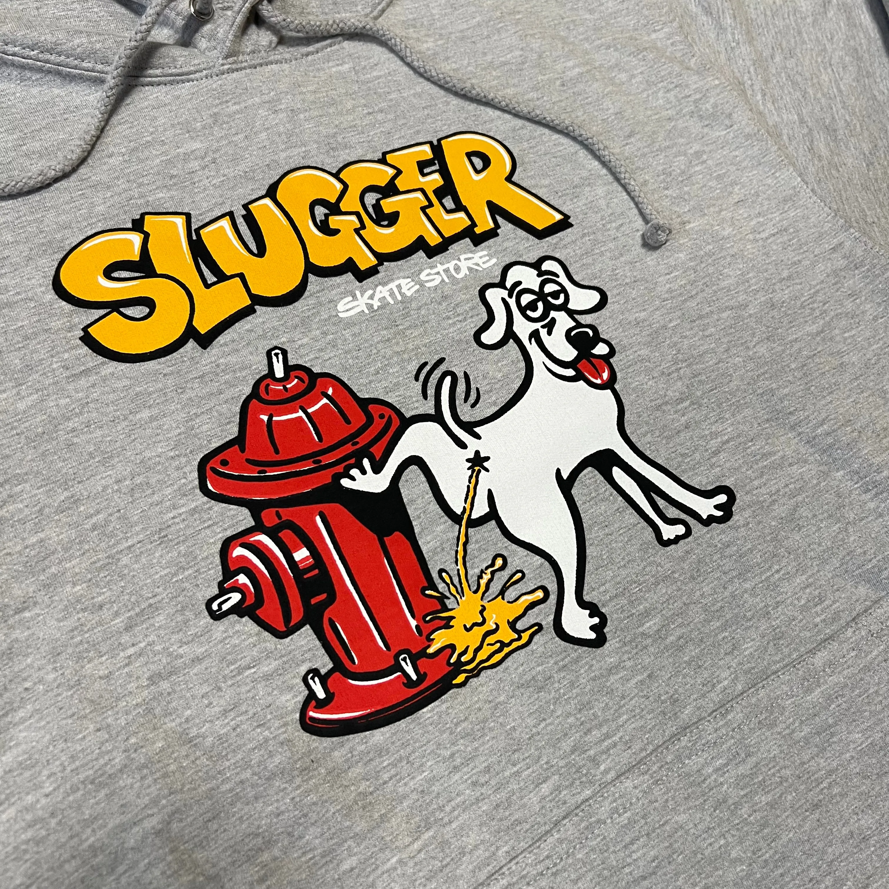 Slugger Jacob Dog Piss Hood - Heather Grey