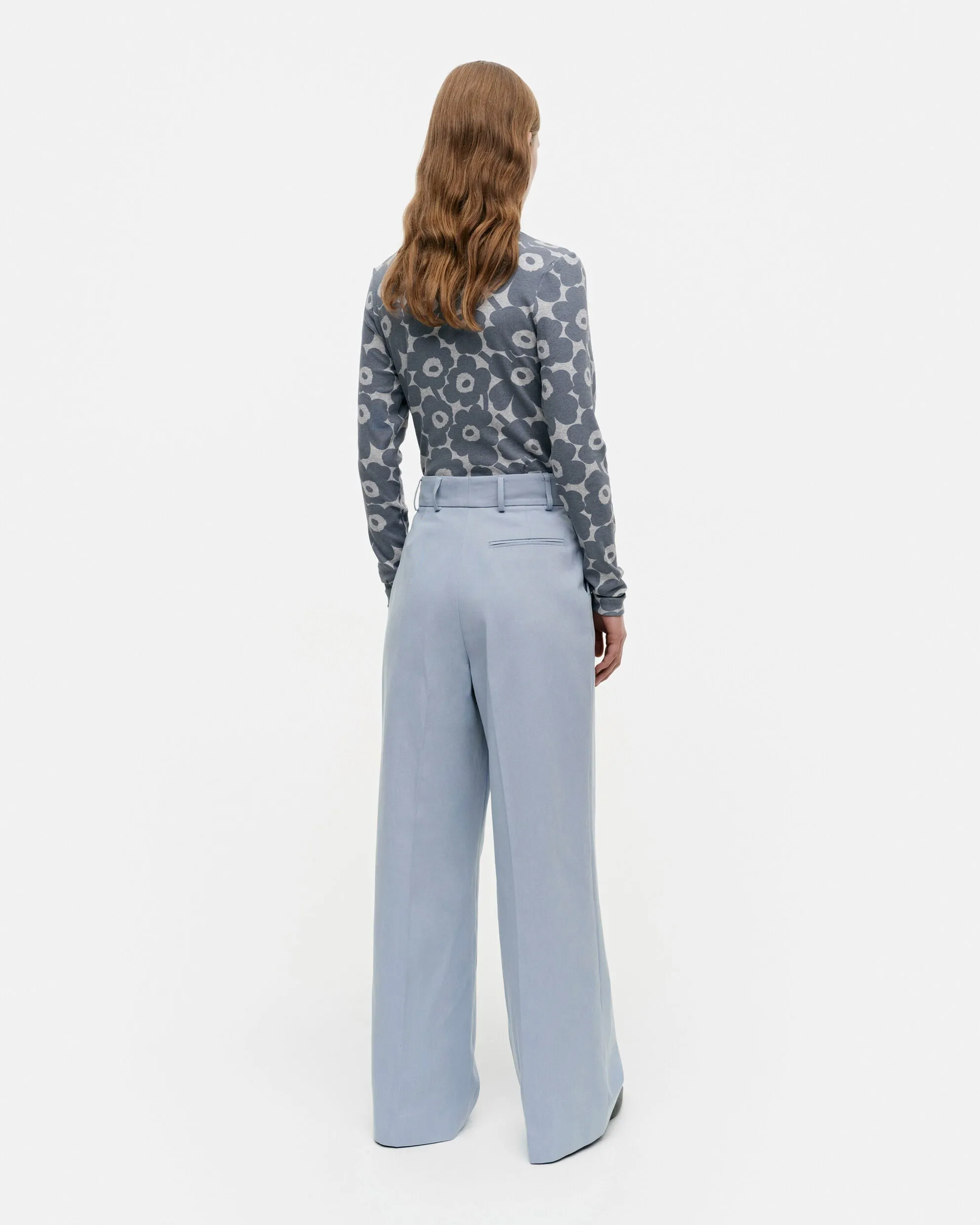 Solid Atlantti Pleated Long Trousers