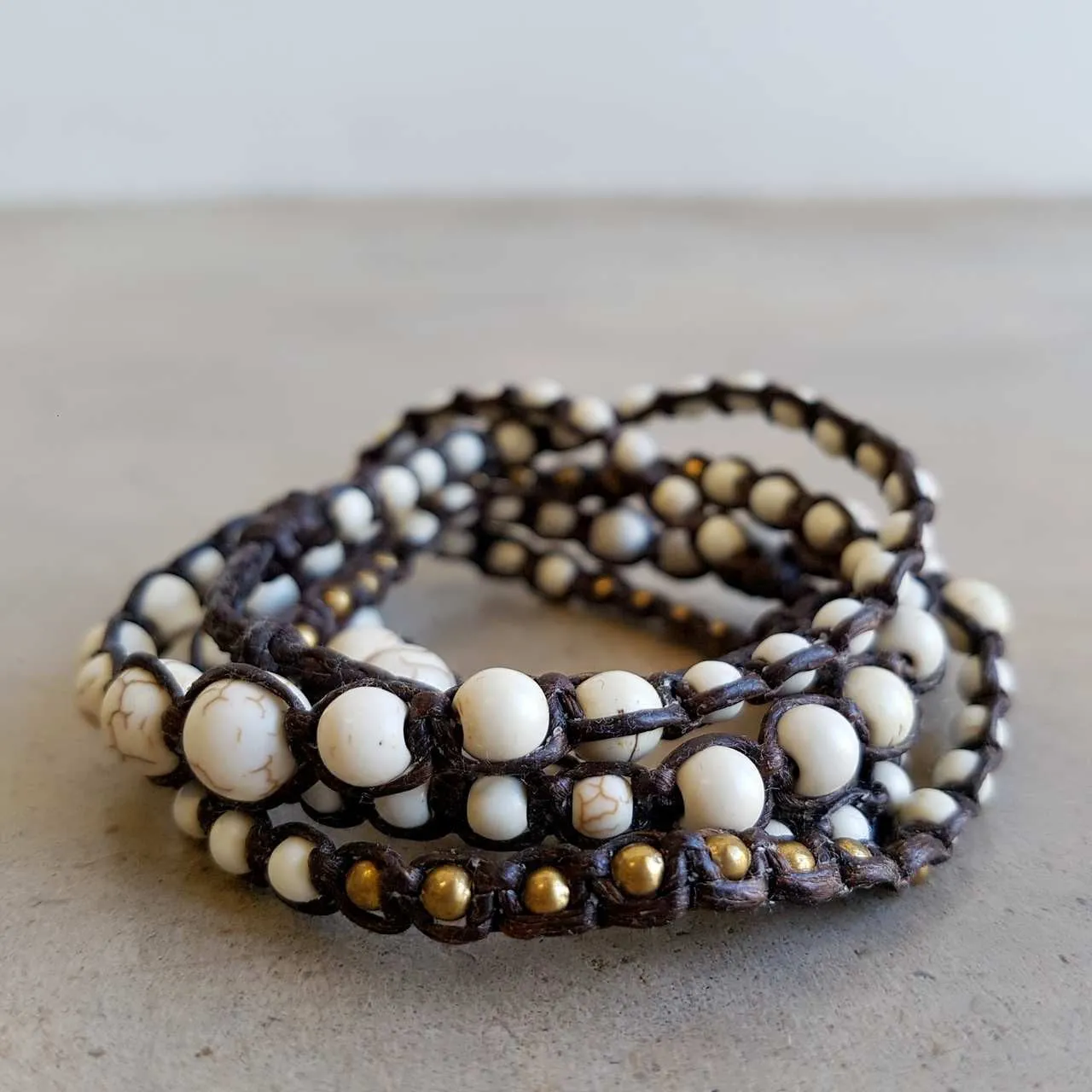 Stone Wrap Bracelet (Necklace)