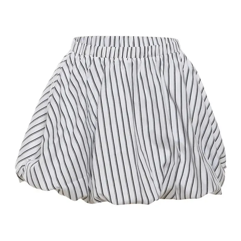 Striped High Waist Skirt