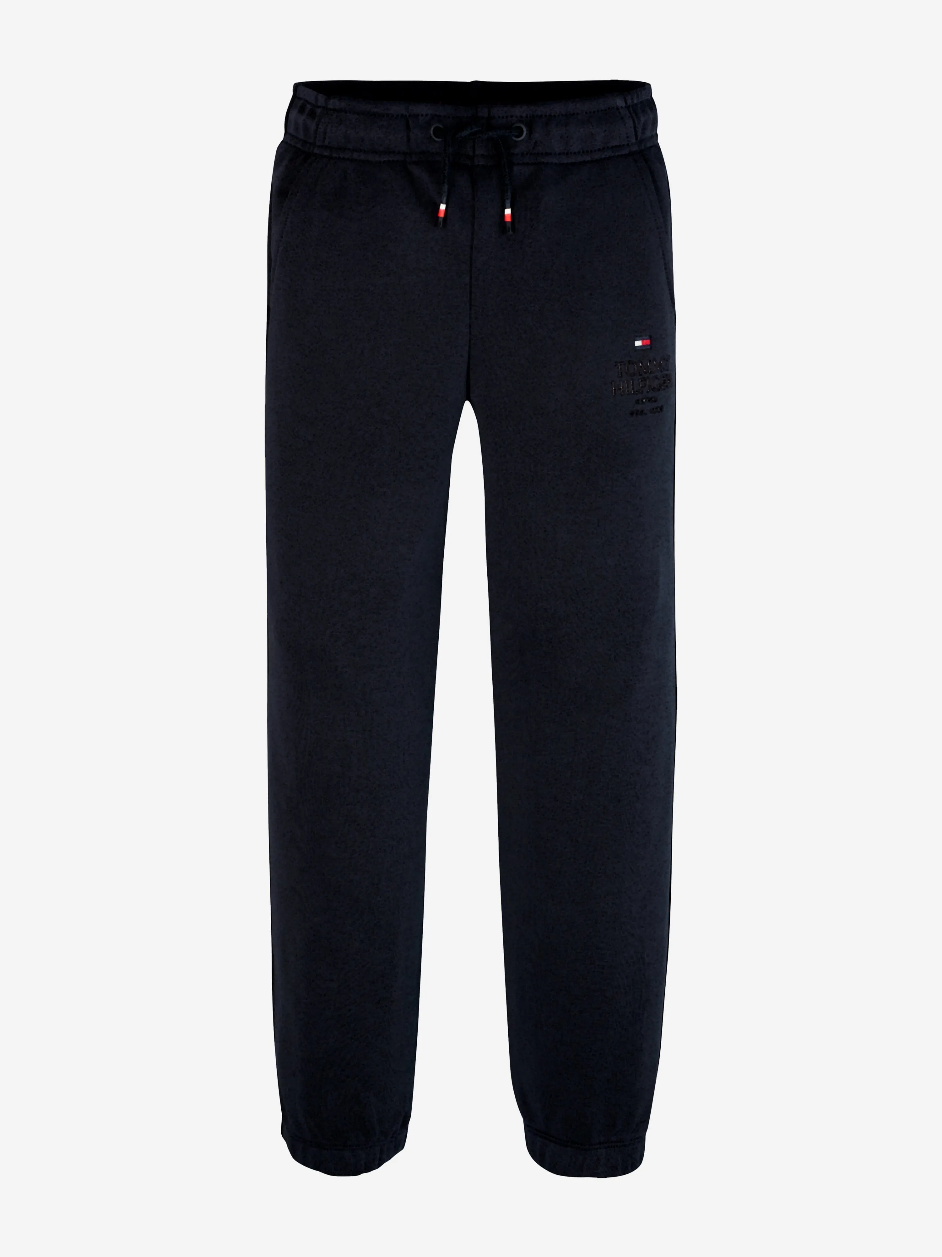 Tommy Hilfiger Boys Logo Puff Print Joggers in Navy