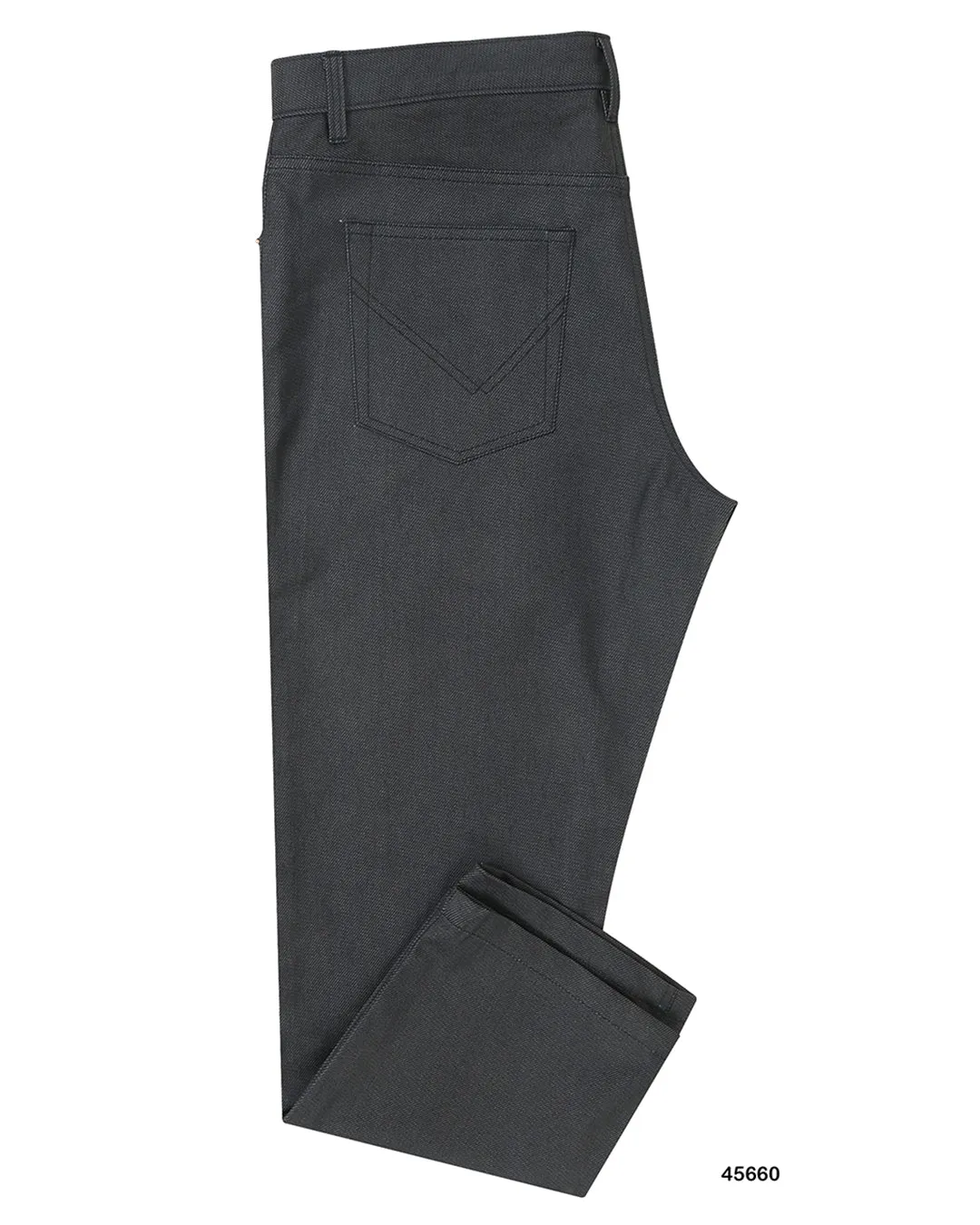 Waxed Jeans Charcoal Grey Jeans