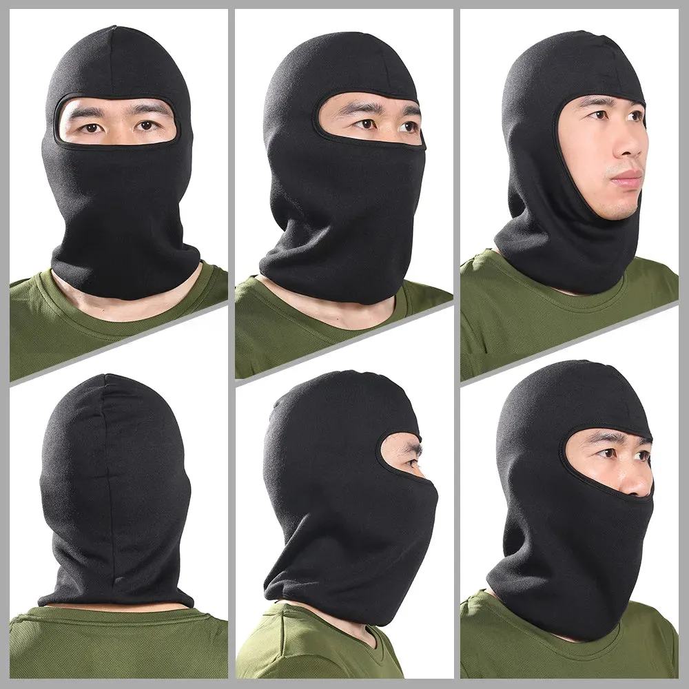 Winter Fleece Balaclava Thermal Full Face Mask Windproof Cycling Sports Hood Hiking Ski Bicycle Snowboard Neck Warmer Scarf Men