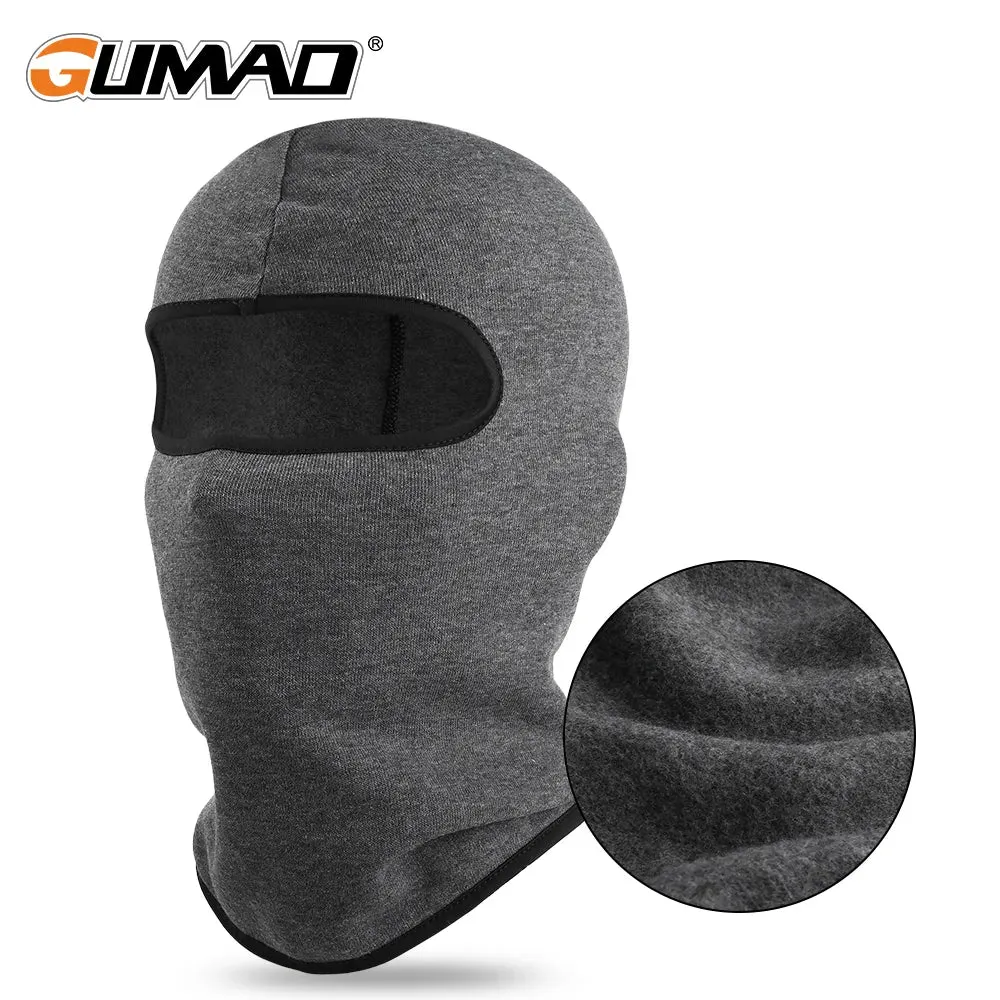 Winter Fleece Balaclava Thermal Full Face Mask Windproof Cycling Sports Hood Hiking Ski Bicycle Snowboard Neck Warmer Scarf Men