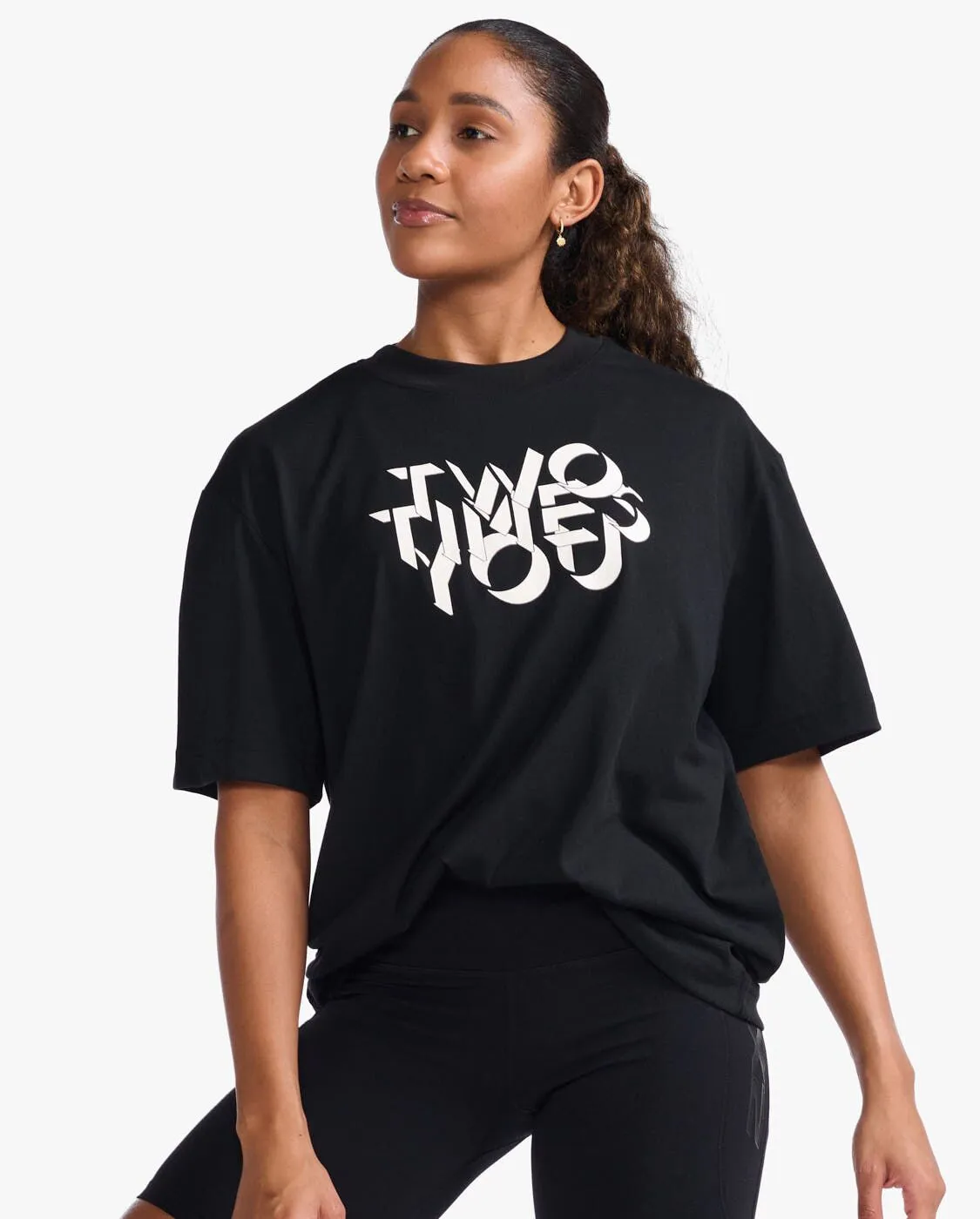 Women's Form Boyfriend Tee - Black