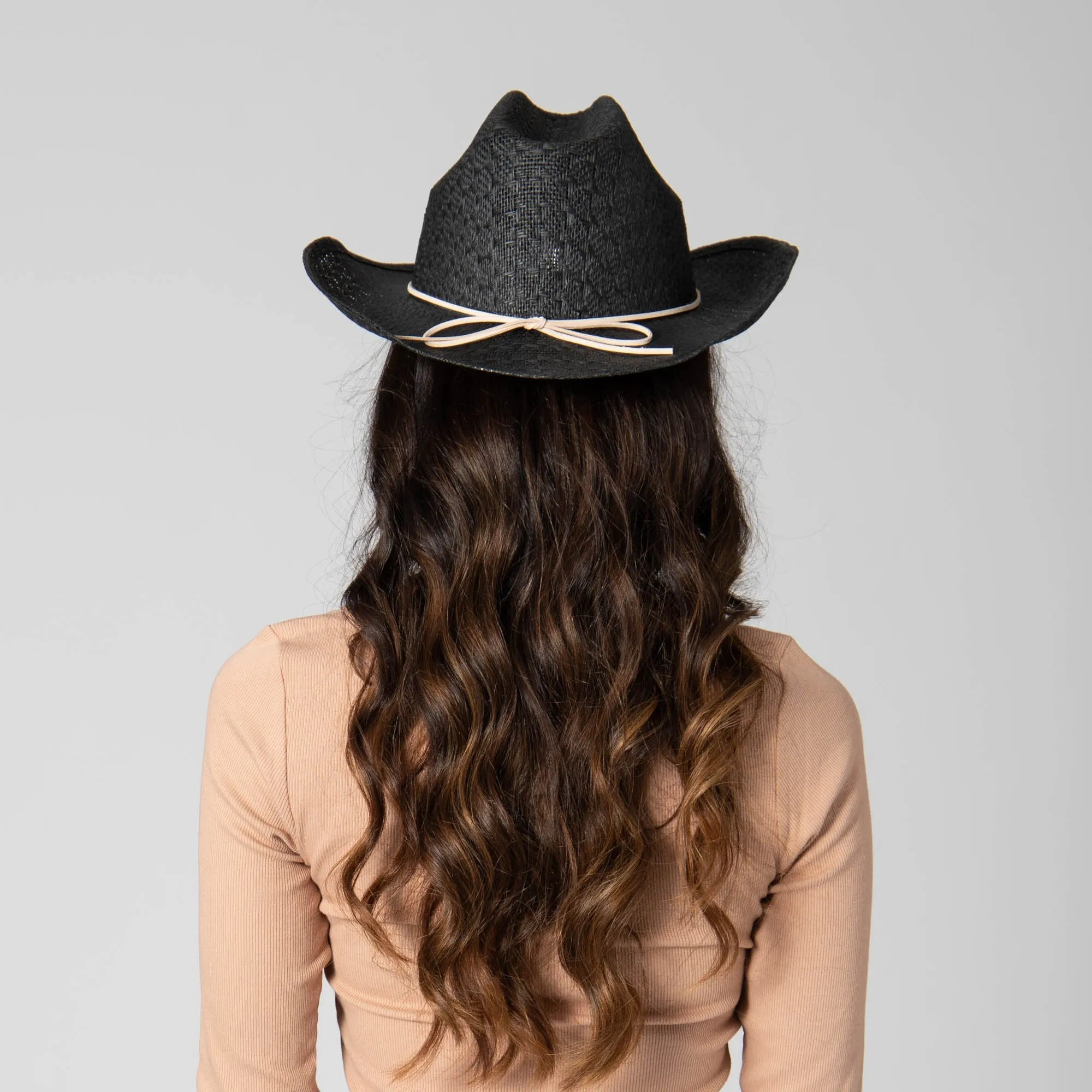 Women's Paperbraid Cowboy with Layered Bands