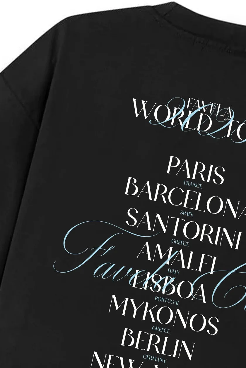 WORLDTOUR25 BLACK T-SHIRT