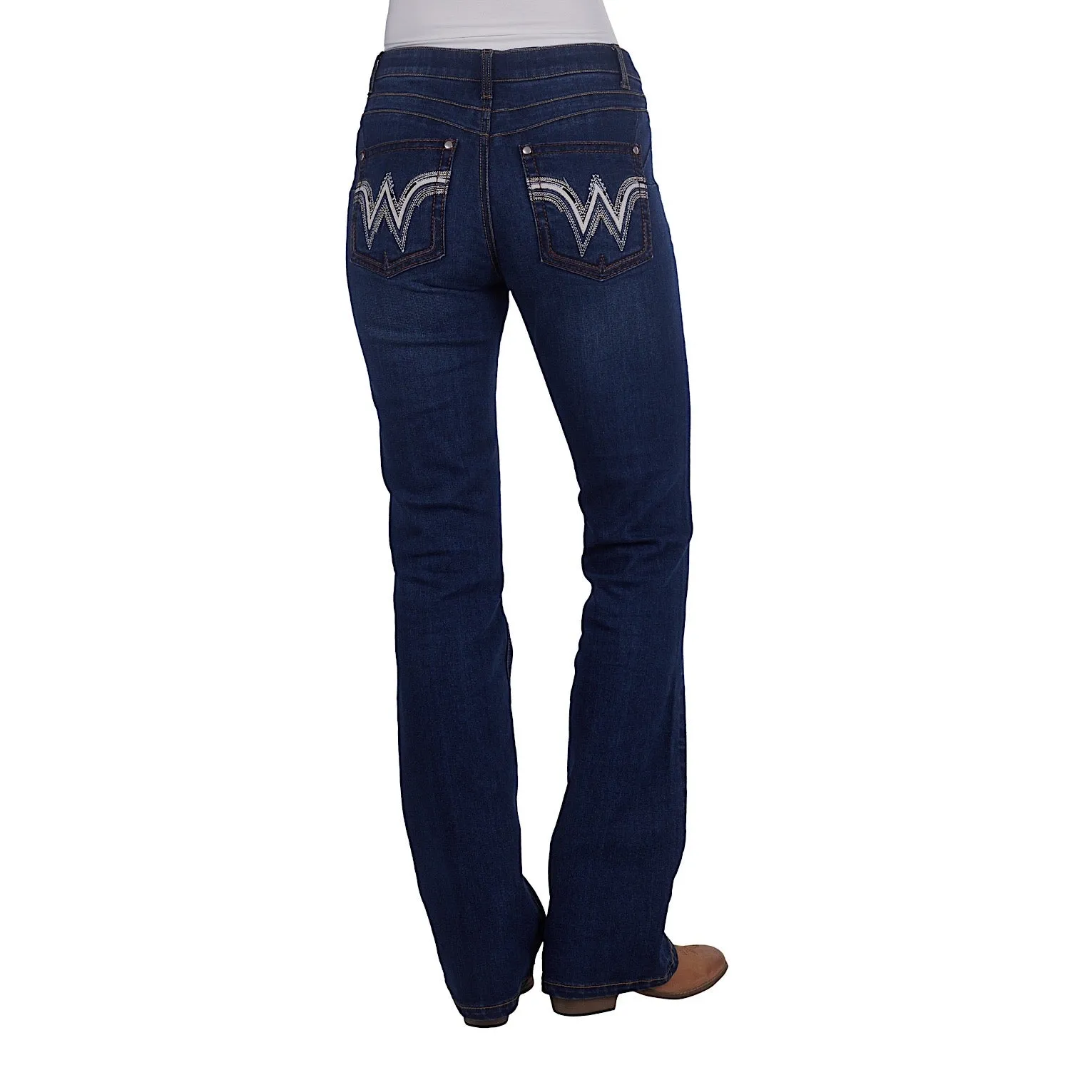 Wrangler Women's Tilly Q-Baby Booty Up Jean Wild Indigo