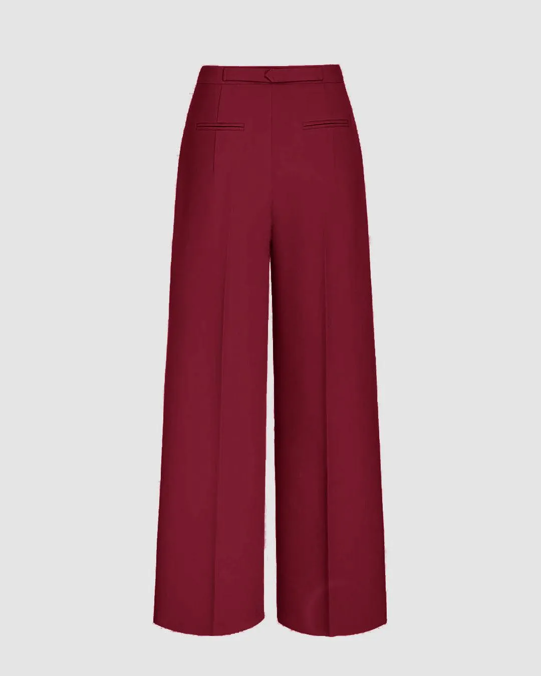 Wrapped Pleated Redberry Trouser Without Belt