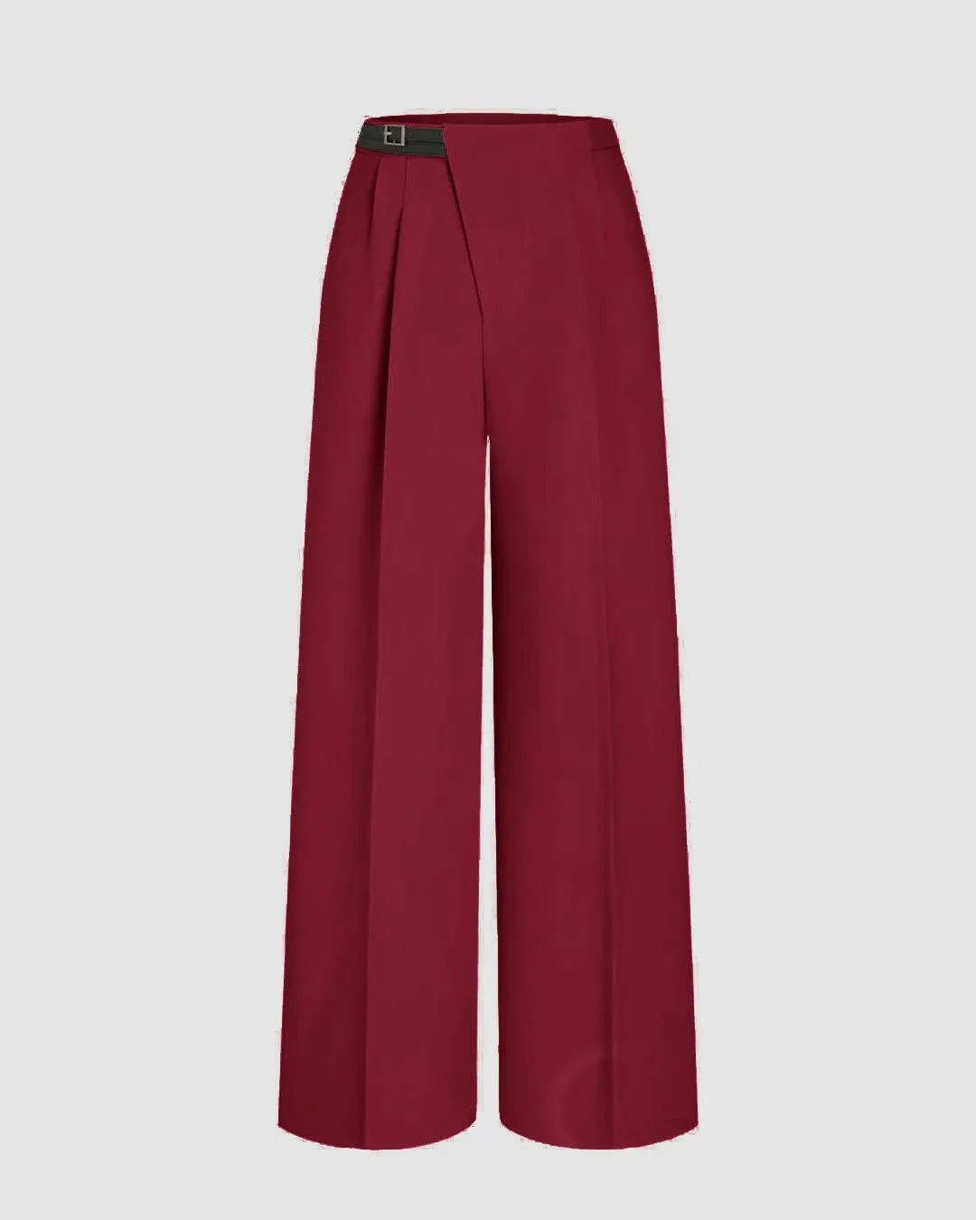 Wrapped Pleated Redberry Trouser Without Belt